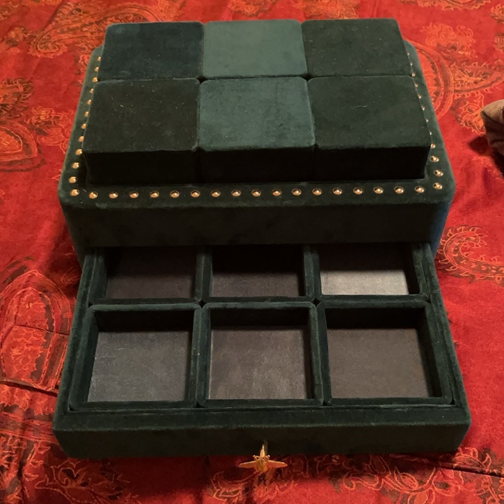 Gucci velvet jewelry box. Can't be bought anywhere only used at Gucci stores.